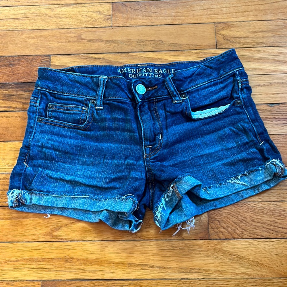 American eagle jean shorts